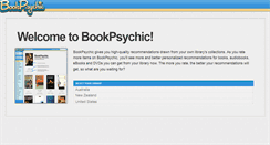 Desktop Screenshot of bookpsychic.com